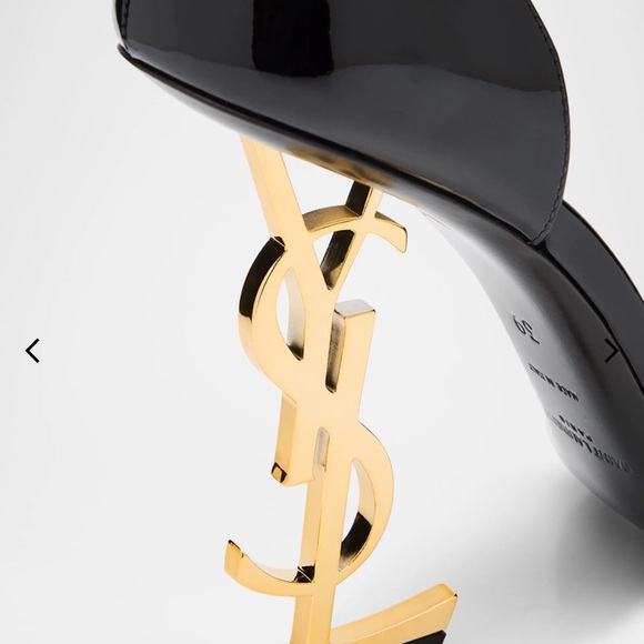 Saint Laurent Black Sandals - Picture 9 of 10